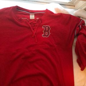 Pink Victory Secret Boston Red Sox long sleeve
